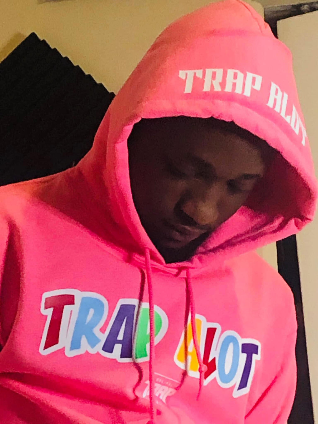 "Trap Alot" Pink Hoodie